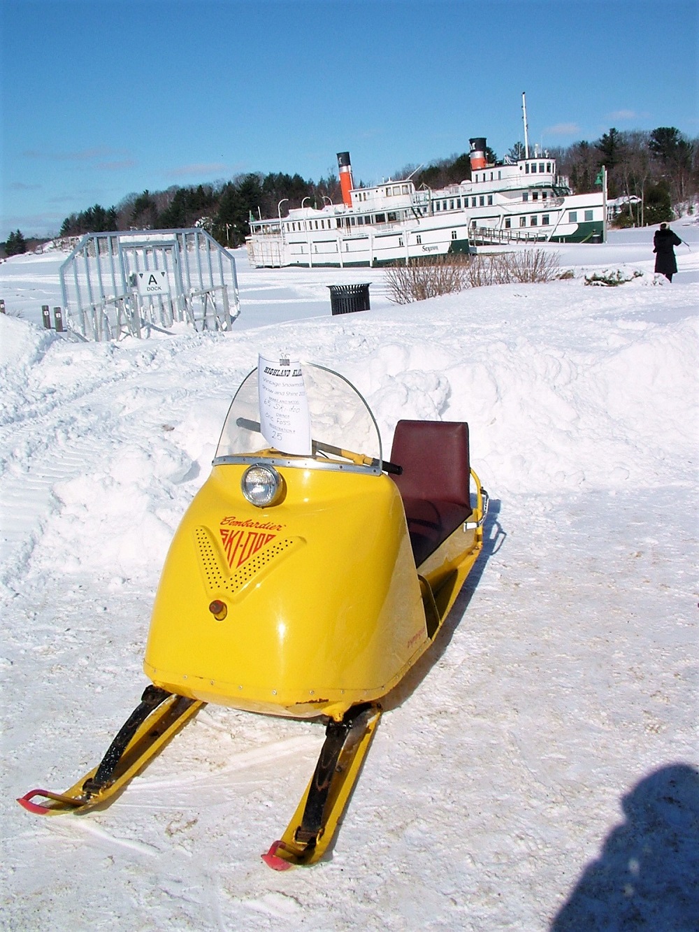 1965 Bombardier Ski-Doo one of vintage snowmobiles at Wharf Saturday –  MuskokaTODAY.com