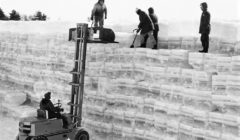 ICE CUTTING OPS GULL LAKE ca 1948 (2)