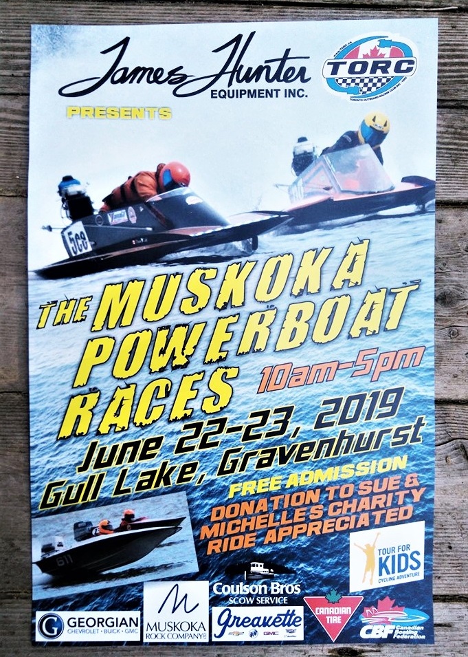 POWER BOAT RACES ON GULL LAKE THIS WEEKEND