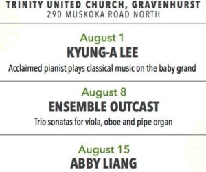 organ recital lineup