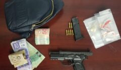 drugs gun seized