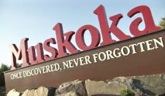 muskoka sign front