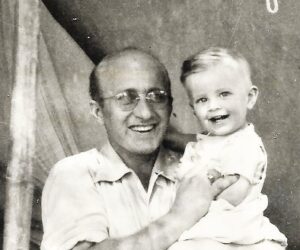 merrill and his dad front