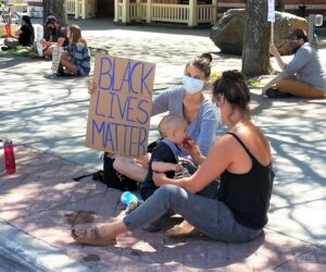 black lives op front