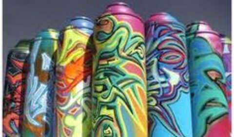 graffiti cans