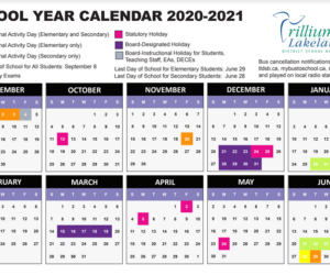 tldsb calendar