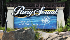 parry sound town sign front - Copy