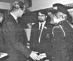 Myself with Prince Phillip front