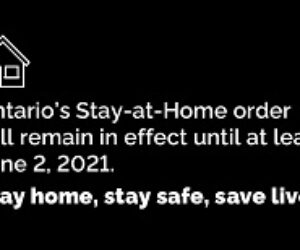 ontario stay at home black front