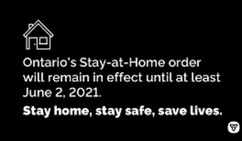 ontario stay at home black front