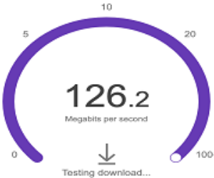 internet speed test front