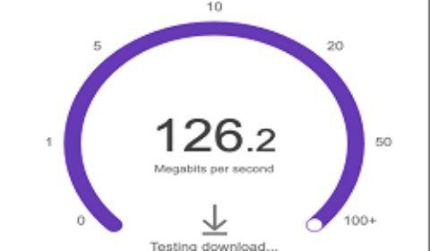 internet speed test front