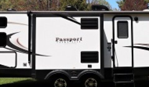 Stolen Travel Trailer front