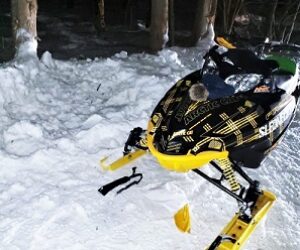2022 Snowmobile collissin front