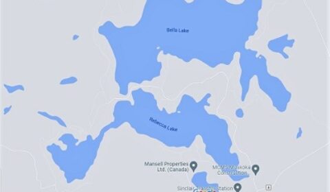 rebecca lake map FRONT