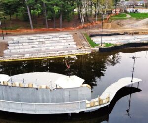 barge rock drone behind 2024