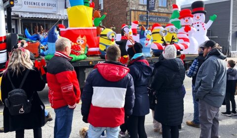 Colourful balloons and characters were a big hit this year.