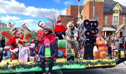 GAP super supporter Beth Houston was only outheard by Santa,