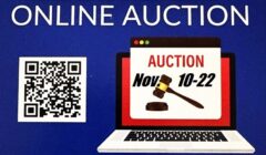 ROTARY ONLINE AUCTION poster