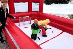 He shoots he scores. He shoots he scores.