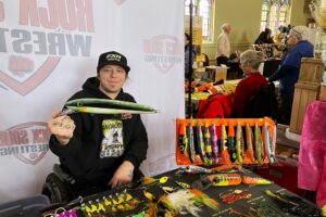 Mike 'the Pike' Beaudin and his big catch. Mike 'the Pike' Beaudin and his big catch.