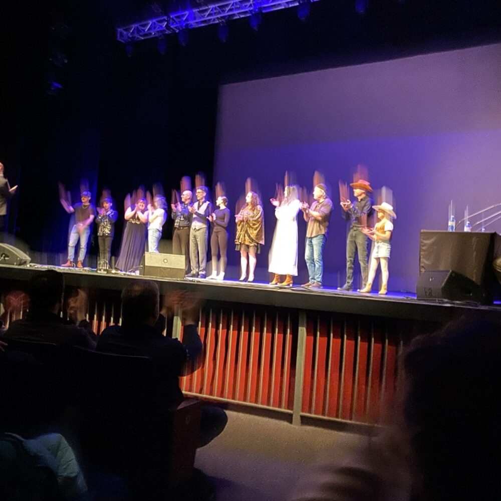 The spotlight was on all the stars last night. The spotlight was on all the stars last night.