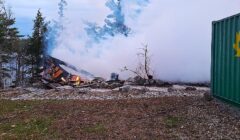 cottage fire flames