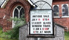 Anglican Church window FRONT