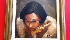 Rare painting by Bethune now at his birthplace.