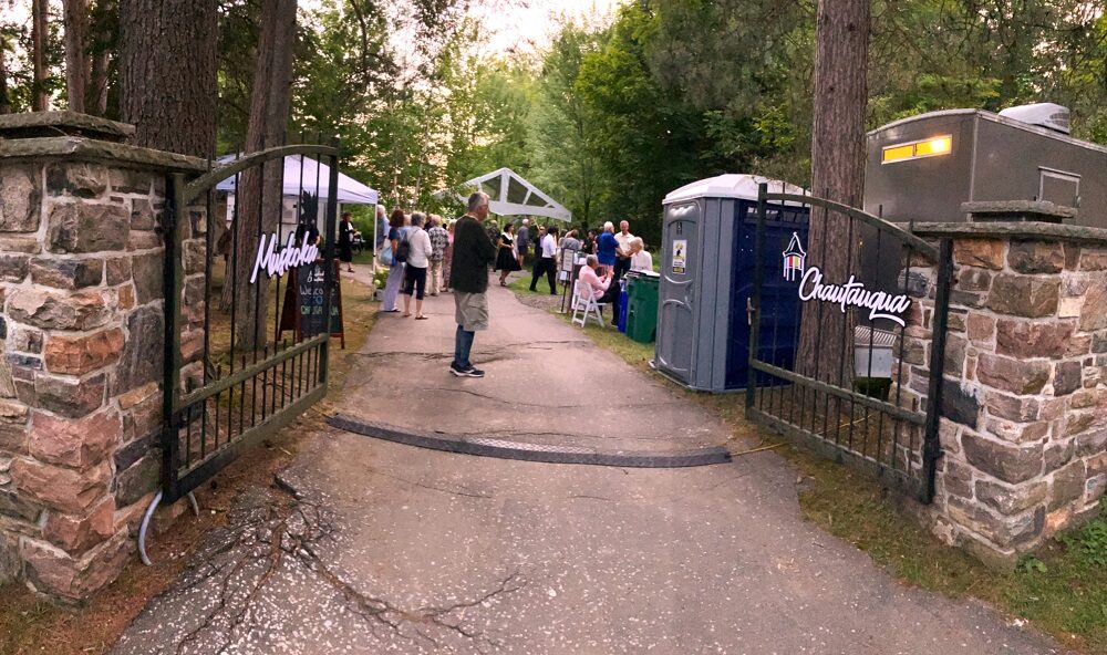Welcome to Muskoka Chautauqua Gallery in the Woods and main stage performance venue. Welcome to Muskoka Chautauqua Gallery in the Woods and main stage performance venue.