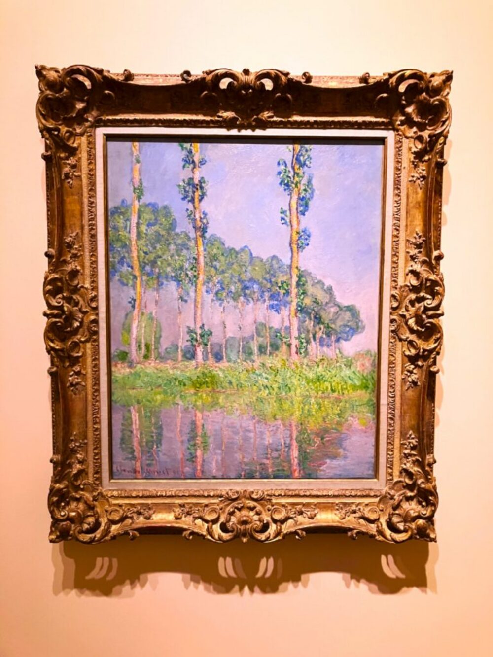Monet's 'Poplars: Pink Effect' is simple, straight forward and exceedlinly deceptively pleasing. Monet's 'Poplars: Pink Effect' is simple, straight forward and exceedlinly deceptively pleasing.