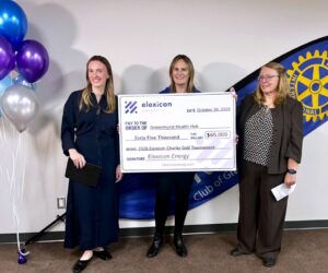 Rotary Marsh cheque