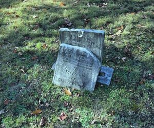 headstone damage